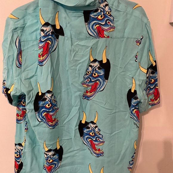 Ed Hardy devil face button down - Picture 2 of 2